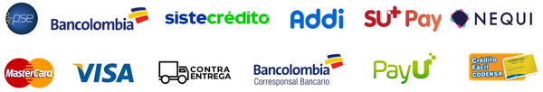 Medios de pago disponibles