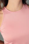 Blusa de dama básica silueta ajustada