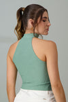 Blusa de dama básica silueta ajustada