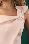Blusa de dama formal ajustada