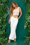 Blusa de dama formal ajustada