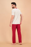 Pijama de hombre manga corta
