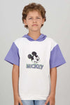 Camiseta de niño mickey manga corta