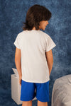 Blanco/Azul Rey