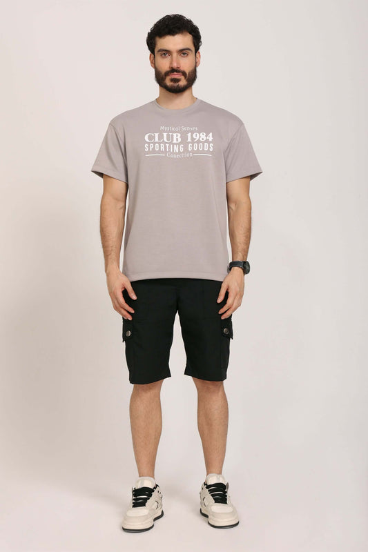 Camiseta de hombre oversize cuello redondo
