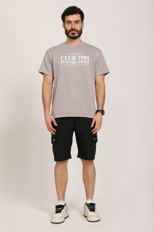 Camiseta de hombre oversize cuello redondo